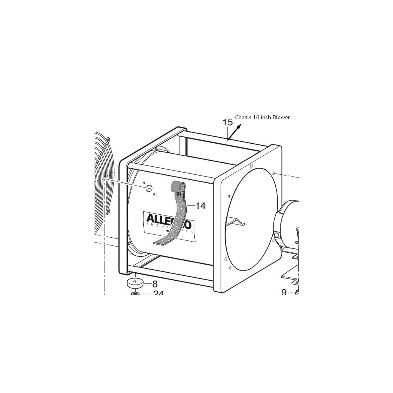 ALLEGRO Chassis 16 Blower EnSafeCo allegro-chassis-16-blower-ensafeco